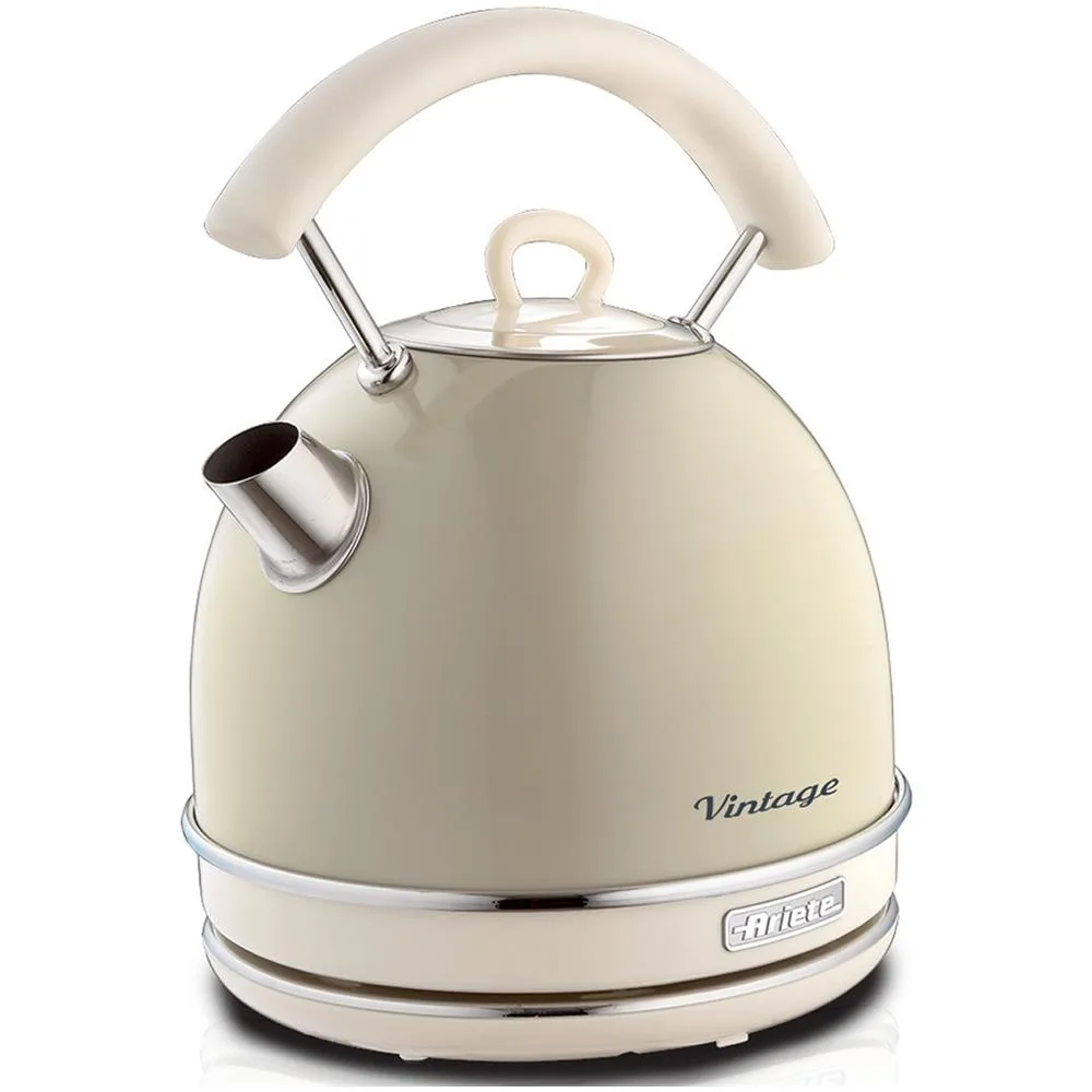 ARIETE BOLLITORE VINTAGE BEIGE (2877/03) – 1.7L – CORDLESS – BASE ROTANTE – 2000W