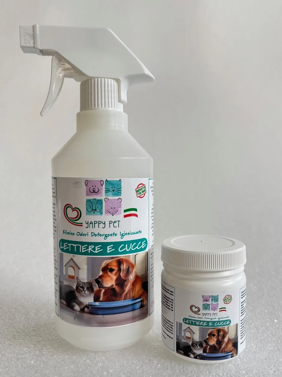 LETTIERE E CUCCE Fl 500ml+5 ricariche da 5g